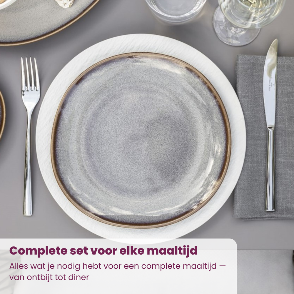 Villeroy & Boch Cutlery set Piemont - stainless steel - 16-piece / 4 people