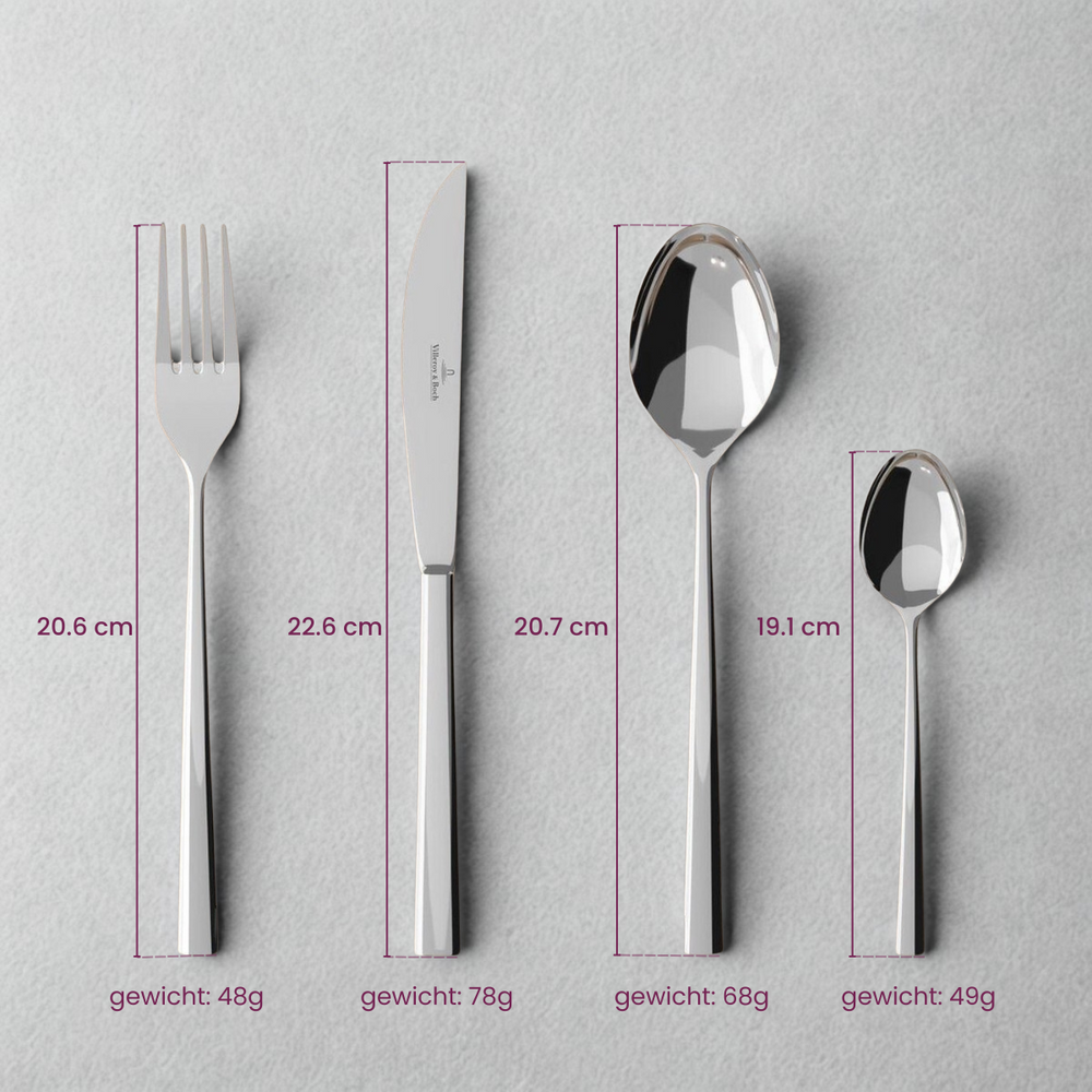 Villeroy & Boch Cutlery set Piemont - 24 pieces / 6 persons