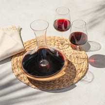 Vacu Vin Decanter Swirling Carafe - Crystal glass - 1 liter