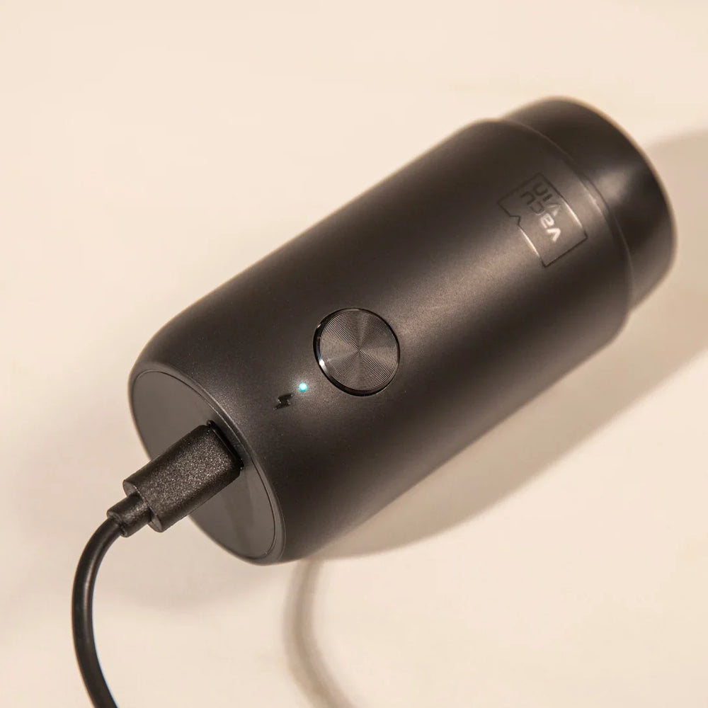 Vacu Vin Electric Wine Saver Vacuum Pump + 2 Caps