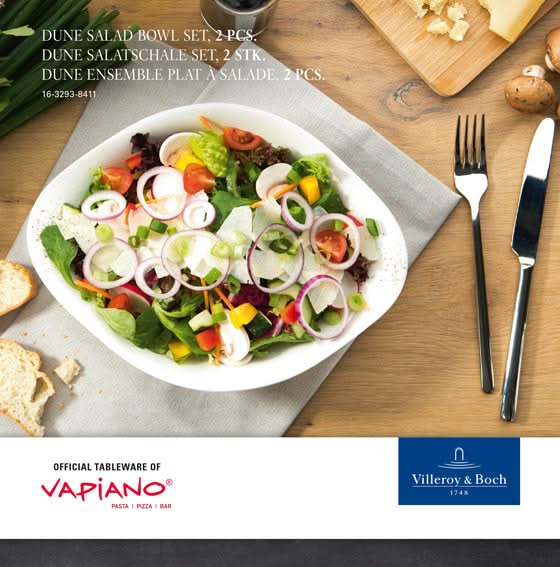 Villeroy & Boch Salad bowls Vapiano - 21 x 17 cm - 2 pieces