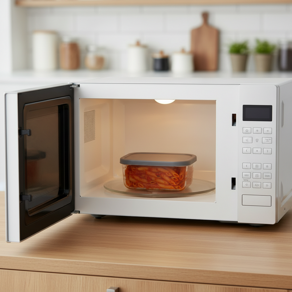 Cookinglife Storage Containers - Glass - Grey - 5 Pieces