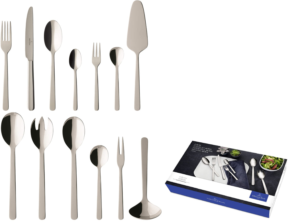 Villeroy & Boch Cutlery set Louis - stainless steel - 68-piece / 12 people