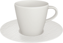 Villeroy & Boch Coffee cup and saucer Manufacture Rock - White - 160 ml