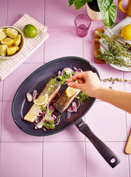 BEKA Fish Pan Energy R with ceramic non-stick coating 34 x 23 cm - suitable for all heat sources