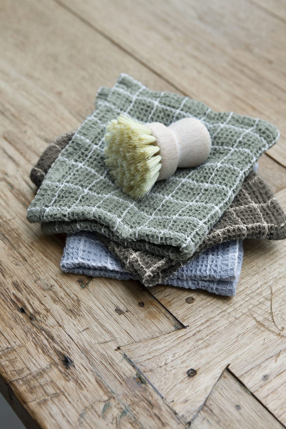 Walra Dishcloth Cubes Army Green 30 x 30 cm - 3 Pieces