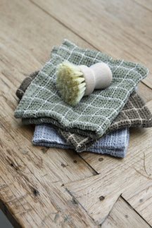 Walra Dishcloth Cubes Army Green 30 x 30 cm - 3 Pieces