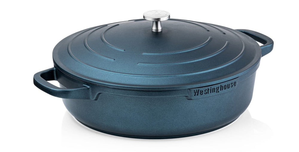 Westinghouse sauté pan - Sauteuse - Performance - Bravery Blue - ø 28 cm / 4.1 liter - standard non-stick coating