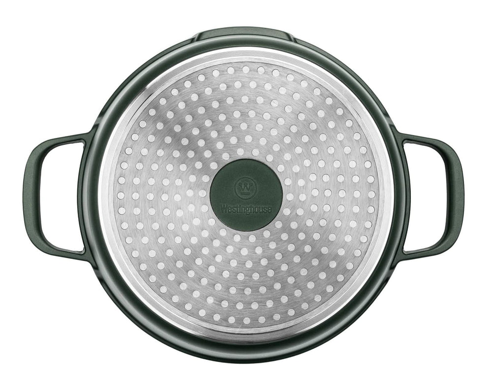 Westinghouse sauté pan - Sauteuse - Performance - Gracious Green - ø 28 cm / 4.1 liter - standard non-stick coating