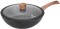 Westinghouse Wok pan Marble Wood - ø 30 cm - standard non-stick coating