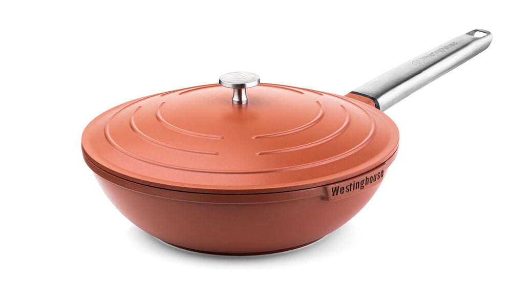 Westinghouse Wok pan Performance - Rebel Red - ø 28 cm - standard non-stick coating