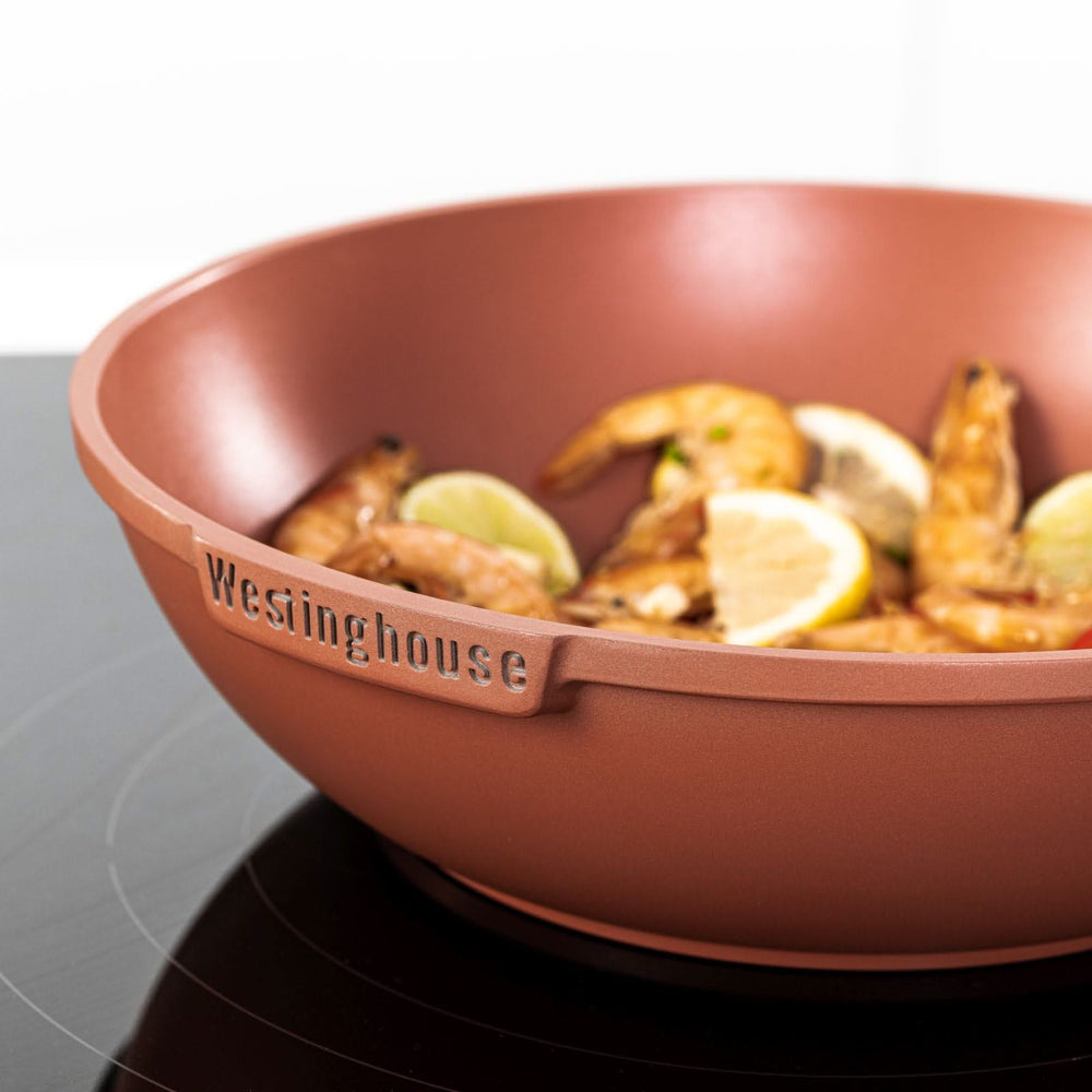 Westinghouse Wok pan Performance - Rebel Red - ø 28 cm - standard non-stick coating