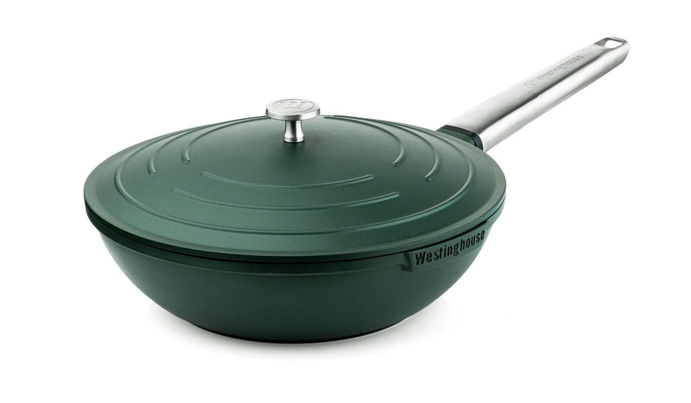 Westinghouse Wok pan Performance - Gracious Green - ø 28 cm - standard non-stick coating