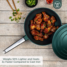 Westinghouse Wok pan Performance - Gracious Green - ø 28 cm - standard non-stick coating