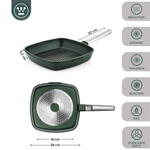 Westinghouse Grill pan Performance - Gracious Green - 28 x 28 cm - standard nonstick coating