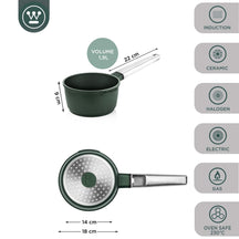 Westinghouse sauce pan Performance - Gracious Green - ø 18 cm / 1.9 liter