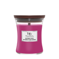 WoodWick Scented Candle Medium Wild Berry & Beets - 11 cm / ø 10 cm - Scented Candle in Glass - Wooden Wick