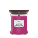 WoodWick Scented Candle Medium Wild Berry & Beets - 11 cm / ø 10 cm - Scented Candle in Glass - Wooden Wick