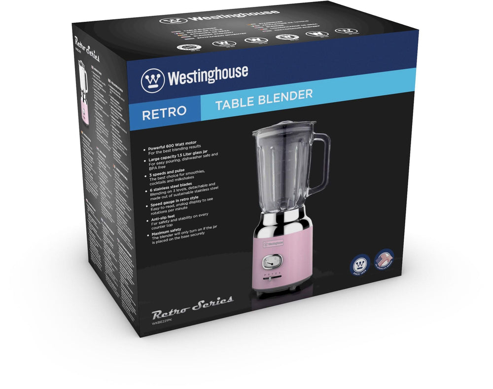 Westinghouse Blender Retro Collections - pink - 1.5 liters - WKBE221WH