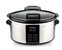 Westinghouse Slow cooker - removable ceramic pan - stainless steel - 6 liters - WKSC65