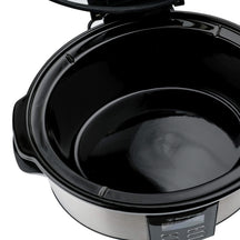 Westinghouse Slow cooker - removable ceramic pan - stainless steel - 6 liters - WKSC65