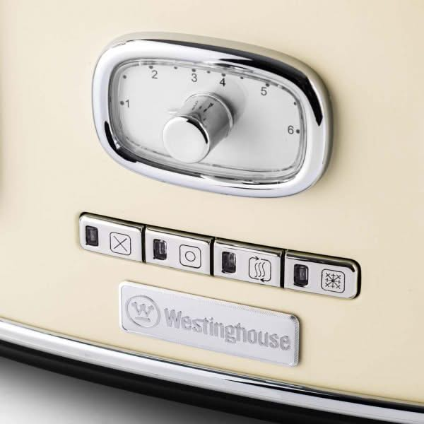 Westinghouse Toaster Retro Collections - 4 slots - vanilla white - WKTTB809WH