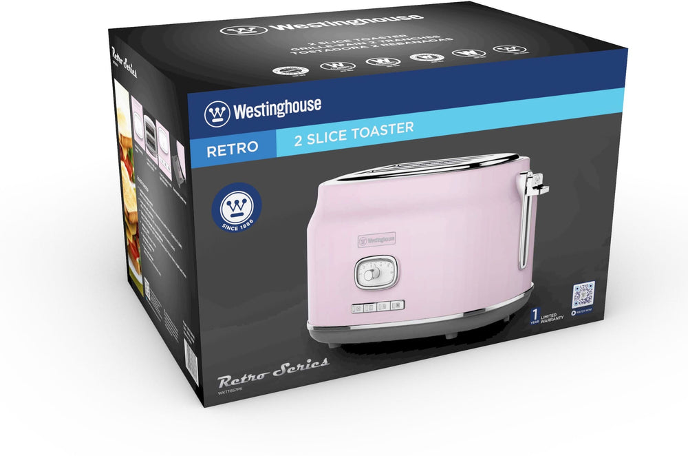 Westinghouse Toaster Retro Collections - 2 slots - pink - WKTTB857PK