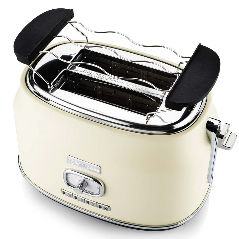 Westinghouse Toaster Retro Collections - 2 slots - vanilla white - WKTTB857WH