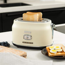 Westinghouse Toaster Retro Collections - 2 slots - vanilla white - WKTTB857WH