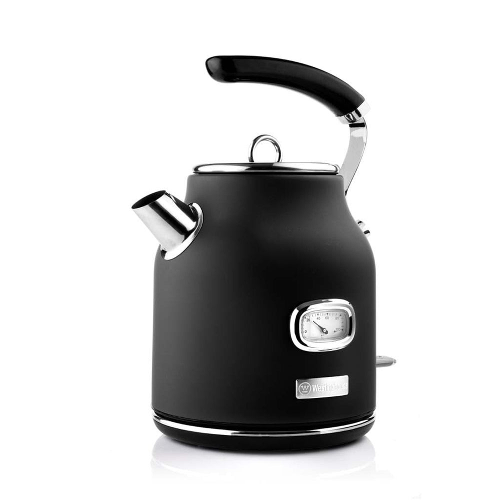 Westinghouse Kettle Retro Collections - 2200 W - liquorice black - 1.7 liters - WKWKH148BK