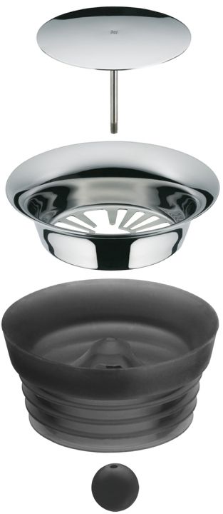 WMF Basic Water Carafe - Black/Silver - 1.5 liters