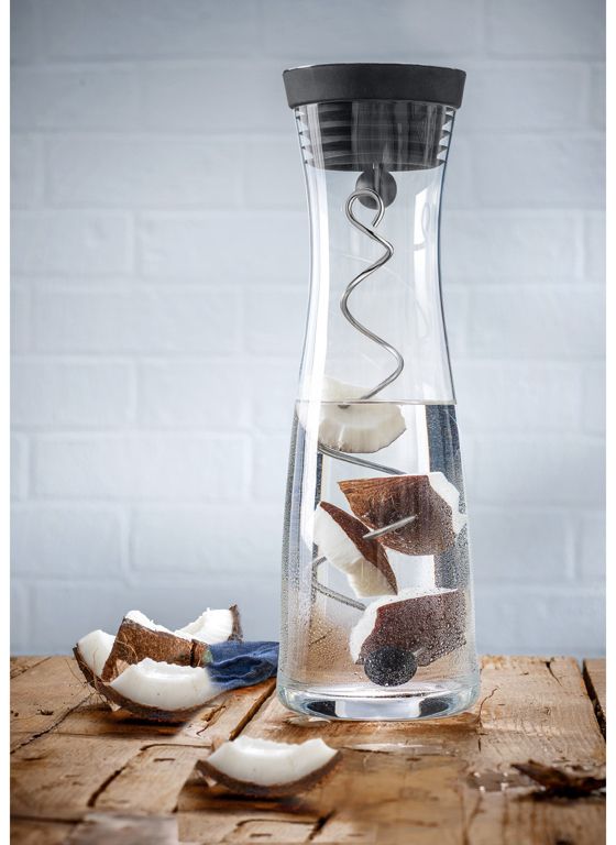 WMF Basic Water Carafe - Black/Silver - 1.5 liters