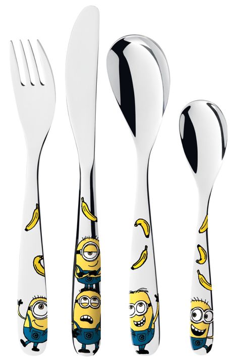 WMF Cutlery Set Kids Minions 4 Pieces