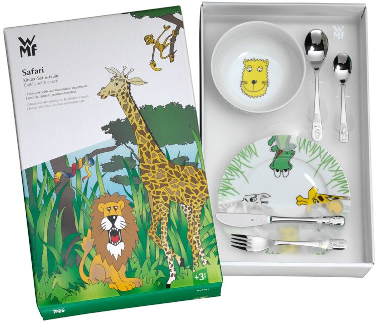 WMF Cutlery Set Kids Safari 6 Pieces