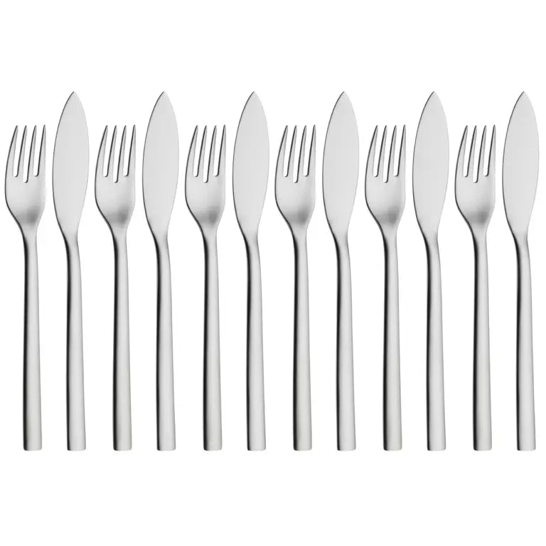 WMF Fish Cutlery Set Nuova 12-piece