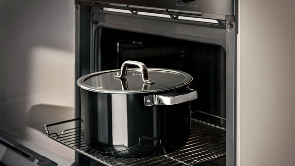 WMF Cookware set Fusiontec 2.0 Mineral Pro Black 4-piece - cooking pots ø 16, 20, 24, cm & saucepan ø 16 cm