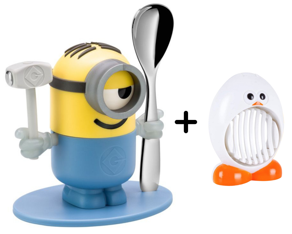WMF Egg Cup Kids McEgg Minions - Including FREE Cookinglife Egg Slicer Chick