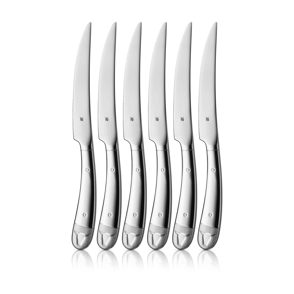 WMF Steak Knives 6-piece - Including FREE Cookinglife Pepper and Salt Mill Set