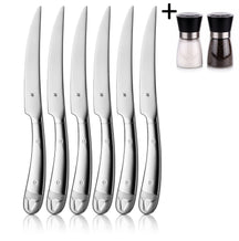 WMF Steak Knives 6-piece - Including FREE Cookinglife Pepper and Salt Mill Set