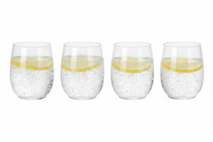 Cookinglife Water Glasses Plastic - CampVibe - Outdoor - Unbreakable - 400 ml - 4 Pieces