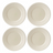 Wedgwood dinner plate Edme ø 26 cm - 4 pieces