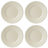 Wedgwood breakfast plate Edme ø 23 cm - 4 pieces