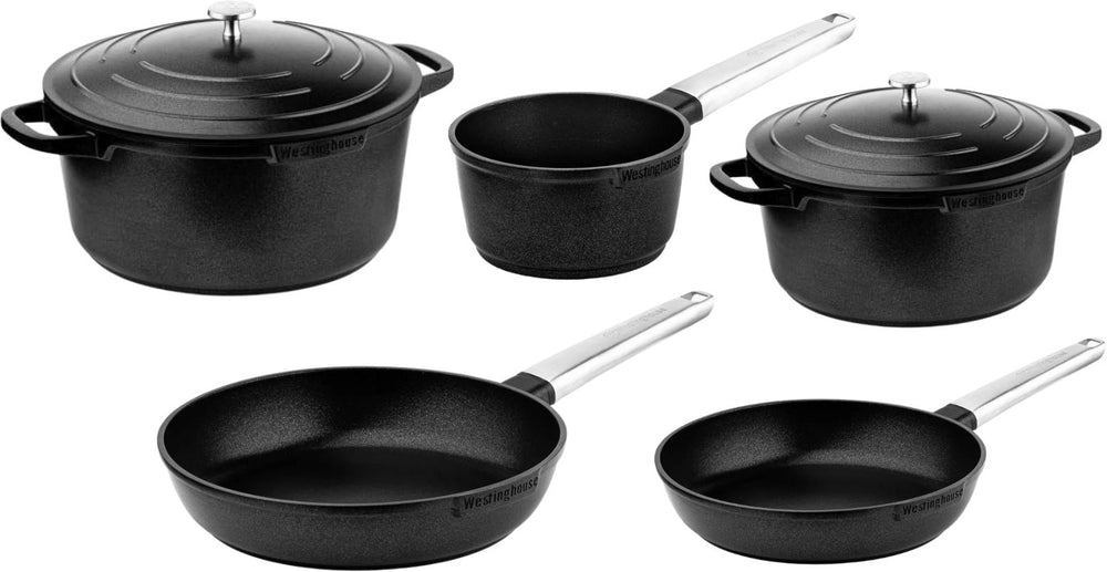 Westinghouse Cookware Set Performance Blissful Black - complete cookware set - induction and all other heat sources - 5 pieces