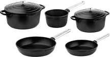 Westinghouse Cookware Set Performance Blissful Black - complete cookware set - induction and all other heat sources - 5 pieces