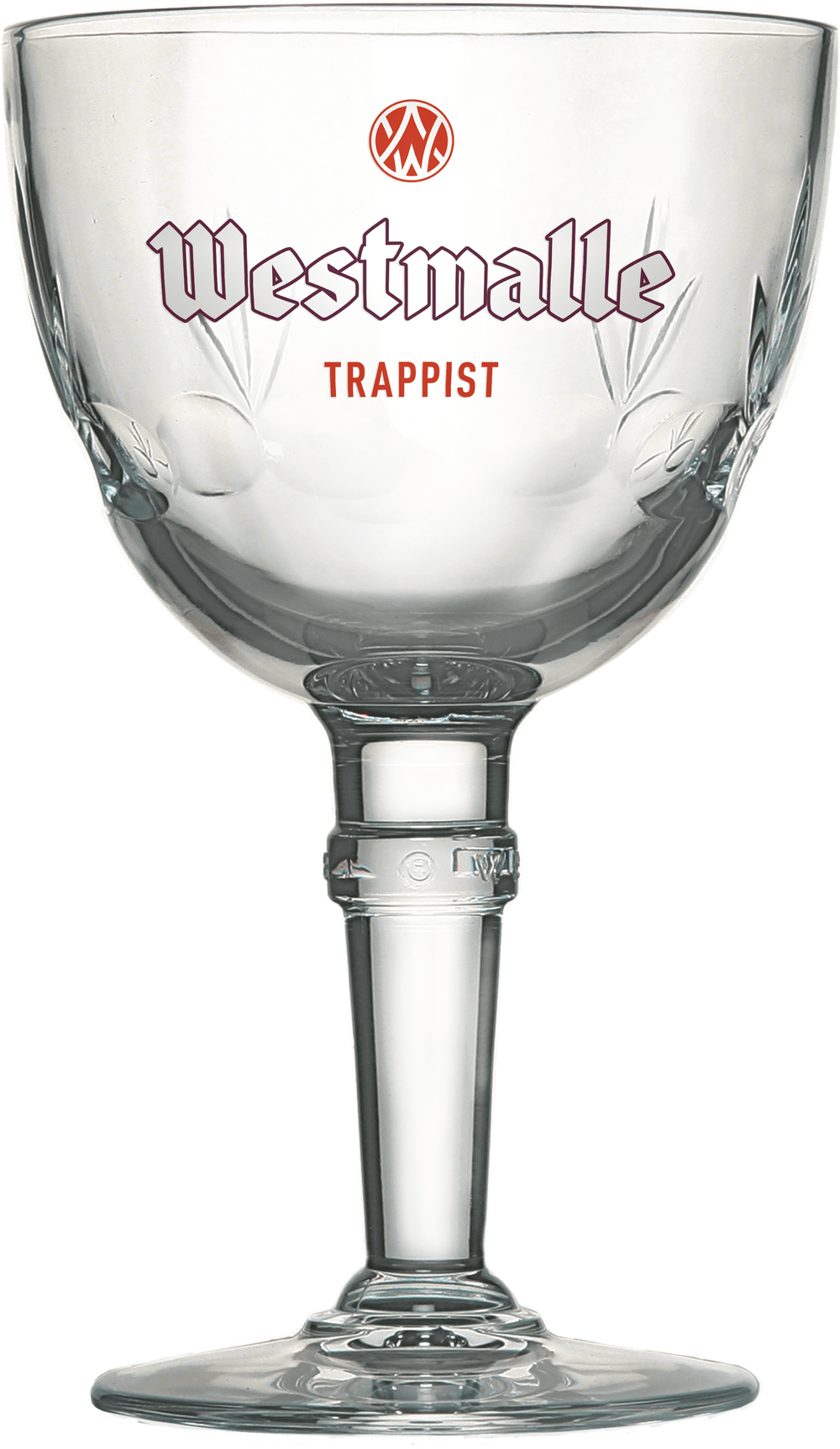 Westmalle Trappist beer glass - 330 ml - 2 pieces