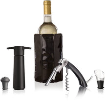 Vacu Vin Wine Set Original - Black - 5 piece set