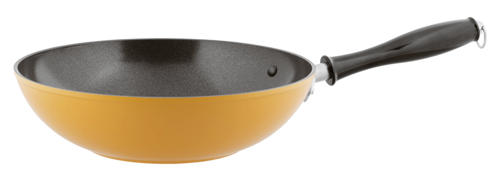 Sambonet Vintage Spadella Wok pan Ø 28 cm Yellow - Also suitable for induction