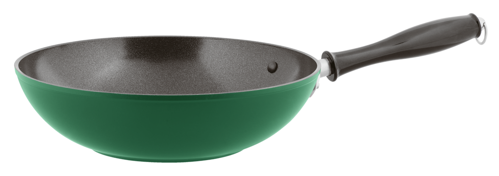 Sambonet Vintage Spadella Wok pan Ø 28 cm Green - Also suitable for induction