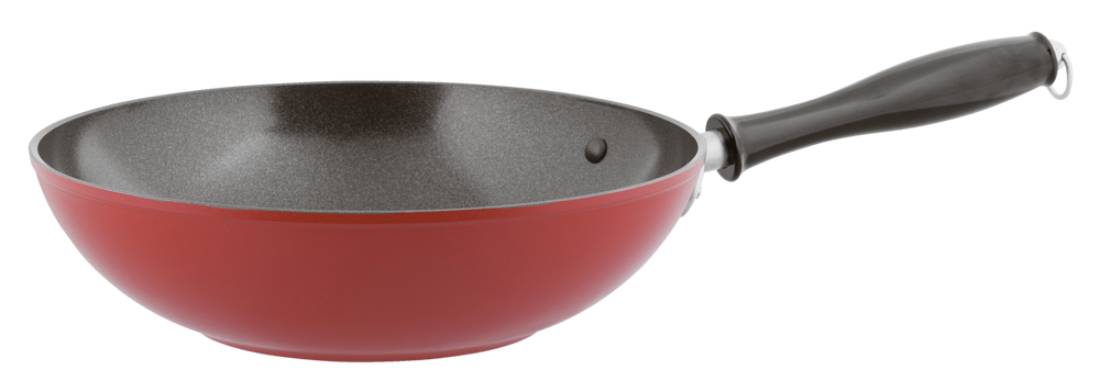 Sambonet Vintage Spadella Wok pan Ø 28 cm Red - Also suitable for induction