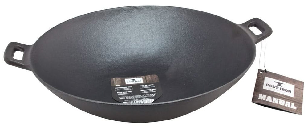 Cast Iron Wok pan / Wadjan - Cast iron - ⌀ 36 cm - without non-stick coating